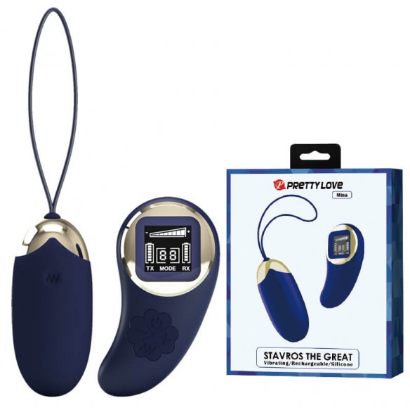 PRETTY LOVE - Mina Vibrating Egg (Chargeable - Blue) PRETTY LOVE - Mina Vibrating Egg (Chargeable - Blue)